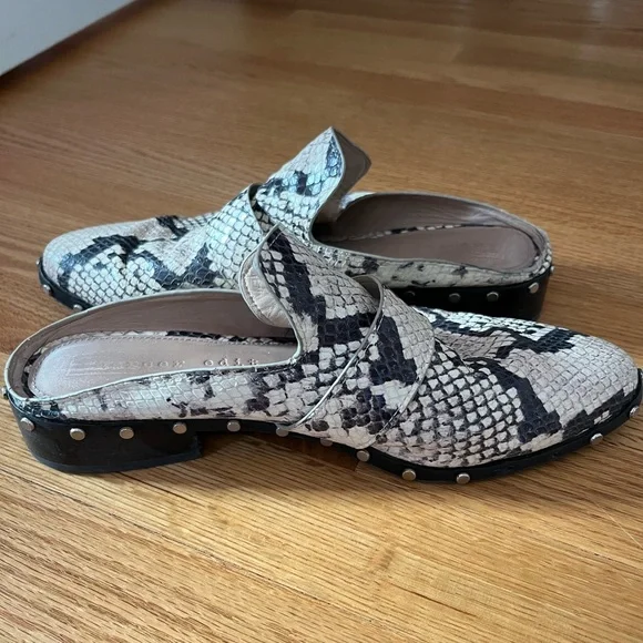 Snakeskin Mules - Picture 3 of 3